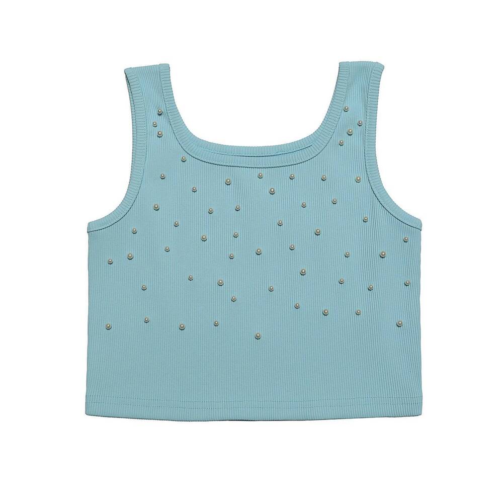 NEW MIA kids' pearl crop top in blue
